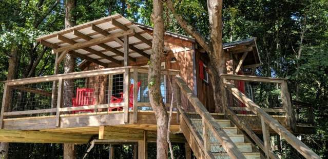 Treehouse Airbnb at Cherry Treesort