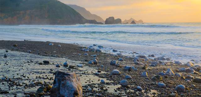 Rockaway Beach in Pacifica California
