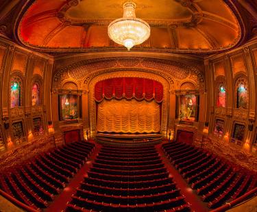 Byrd Theatre Auditorium - Fish Eye (Credit: Scott Kelby)