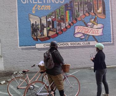 street art mural view