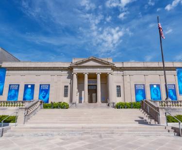 Historic front of the Virginia Museum of History & Culture
