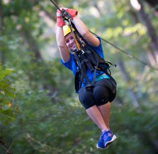 ZipQuest Waterfall and Treetop Adventure