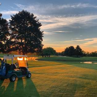 Sunset at eagle crest golf club