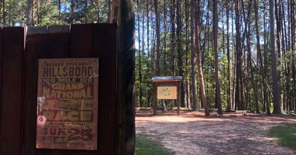 Historic Occoneechee Speedway Trail in Hillsborough