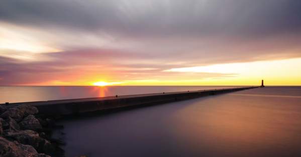 Sheboygan Sunset Surf