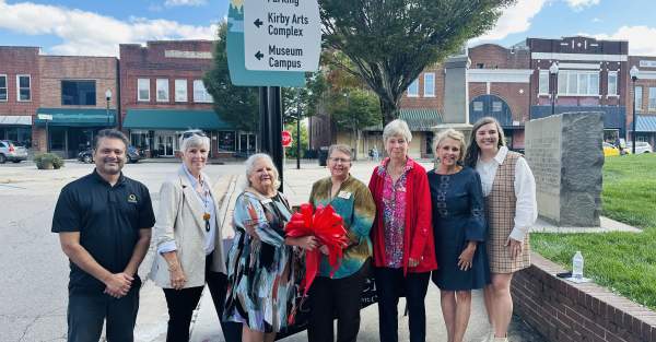 Celebrating Progress: First Phase of Wayfinding Signs
