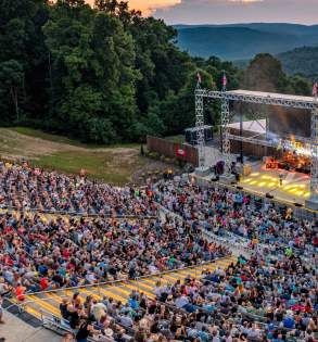 Timber Rock Ampitheater at sunset