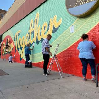 Casper Mural Project: Better Together Mural