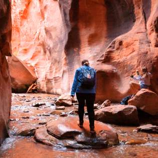 Kanarra Falls Trail - Hiking Boots