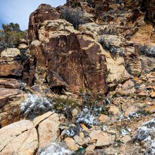 Winter at the Parowan Gap | Zipper Glyph