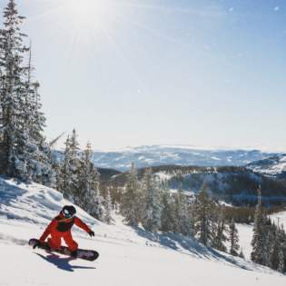 Skier in Brian Head
