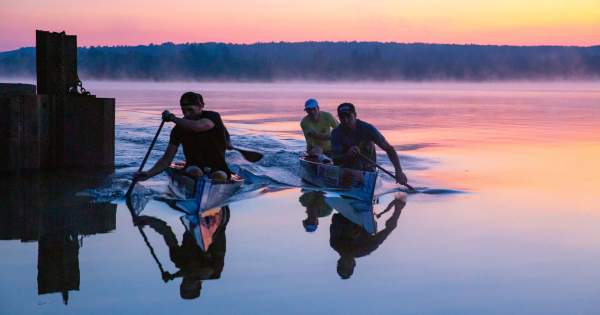 "The Race" Nightfall on the AuSable