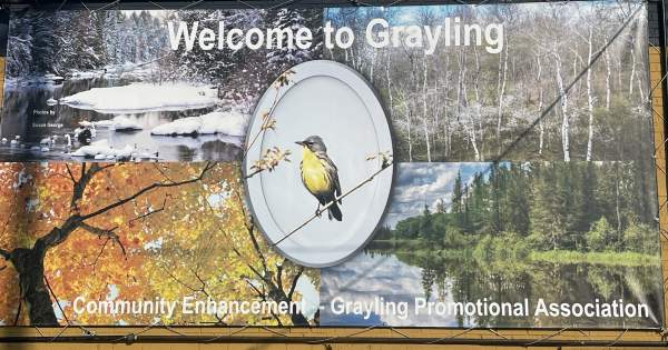 Welcome to Grayling mural