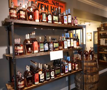 Shelves of Bourbon