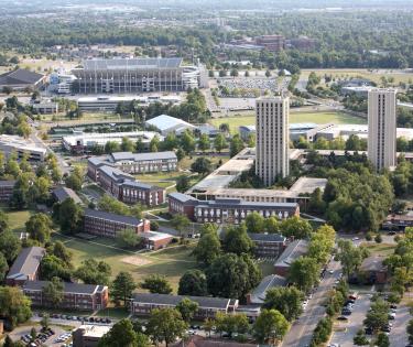 Aerial View of University of Kentucky's Campus