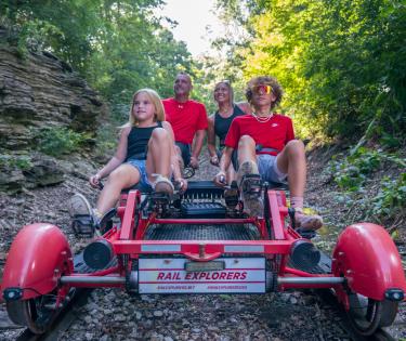 Rail Explorers: Bluegrass - Family on Railbike