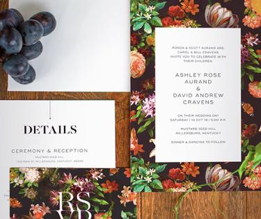 Luxury invitation design