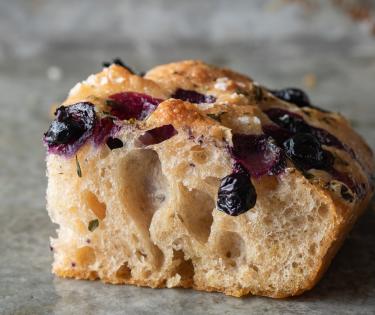 Blueberry & Lemon Thyme Focaccia