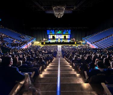 Speaker at Rupp