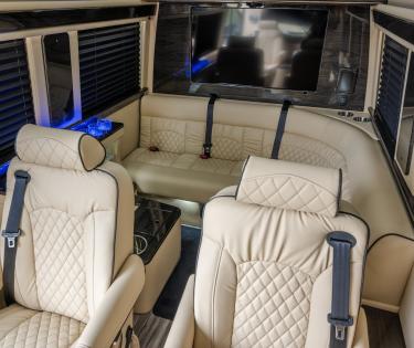 Limestone Limo Interior