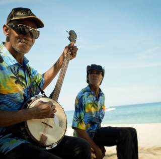 Mento Band on Beach in Ocho Rios