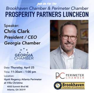 Prosperity Partners Luncheon with GA Chamber President & CEO, Chris Clark