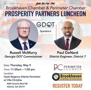 Prosperity Partners Luncheon with GDOT Commissioner, Russell McMurray