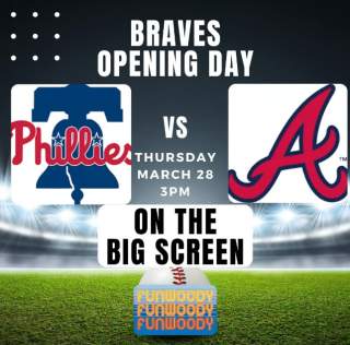 Braves Opener on the Big Screen