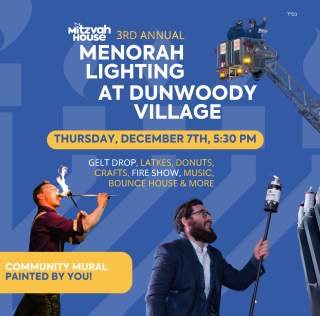 Menorah Lighting at Dunwoody Village