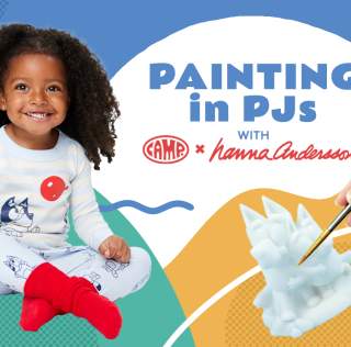 Painting in PJs with Hanna Andersson and CAMP
