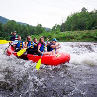 People Rafting