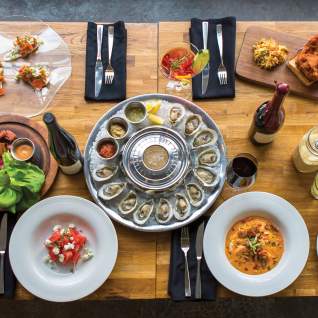 A&P Social Food Table