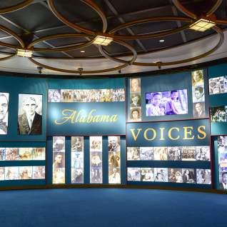 Alabama Voices Wall at Alabama Archives Building