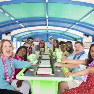 People on Sip-N-Cycle Pedal Cruise on Alabama River
