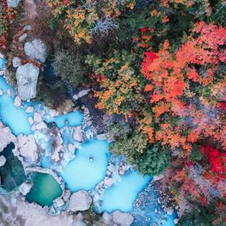 Fifth water Hot Springs Fall