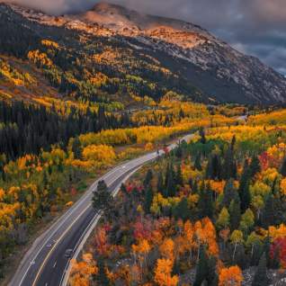 fall alpine loop