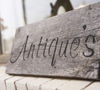 Antiques sign