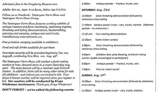 Yesteryear Farm Show 2025