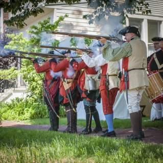 Reenactments During the Heritage Days Festival