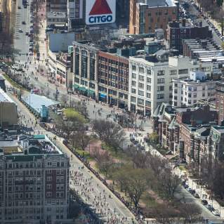 Marathon Aerial Shot