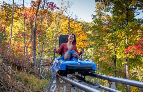 Tennessee Flyer Mountain Coaster at Ober Mountain