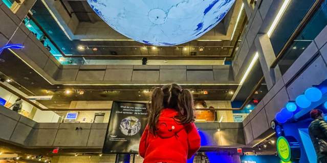 Kid at the Museum of Science