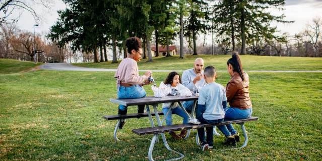 Family at Levings Park