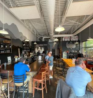 tasting room of last mile brewing in rapid city, sd