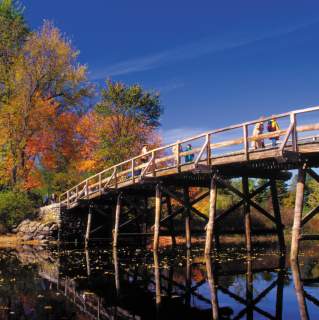 Concord Bridge in Autumn