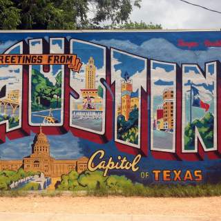 Austin Mural at Roadhouse Relics