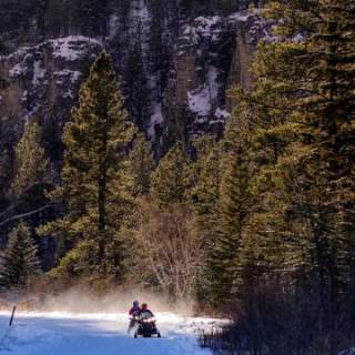 Snowmobiling