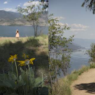 Father Daughter Photo Journey Around Downtown Kelowna