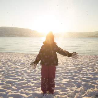 Family Fun at Wintery Lakes in Kelowna