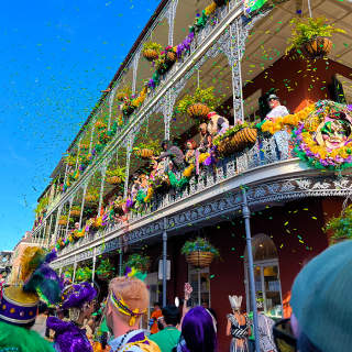 Mardi Gras French Quarter Balcony